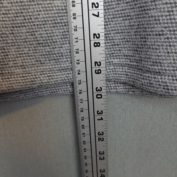 IZOD Men's Polyester Fleece Quarter Snap Lightweight Sweatshirt Large w/ Pockets - Picture 7 of 9